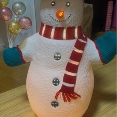 雪だるま　イルミネーション　大型の画像