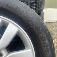 ブリジストン195/65R15 サマータイヤ　セレナ純正アルミホイールの画像