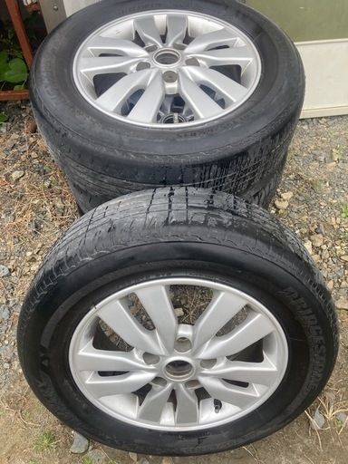 195/65R15 セレナc26純正アルミホイール&ブリジストンサマータイヤ