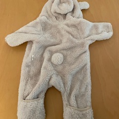 【50-70cm】オーバーオール【モコモコ動物】の画像