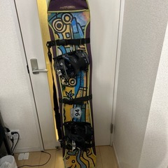 スノボー板、ビンディング