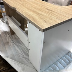 美品 テーブル　回転椅子　小物入れ 3点セット　の画像