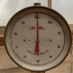 KAMACHOアナログ重量計昭和レトロの画像