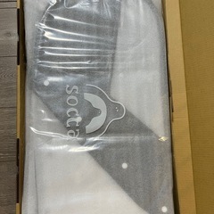 【新品未開封】socca 子乗せ自転車 レインカバー 後用　チャコールグレー  の画像