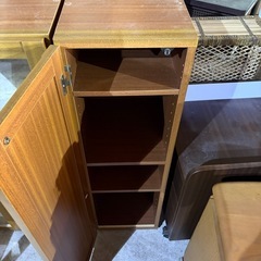 ミラー付き収納 4段の画像