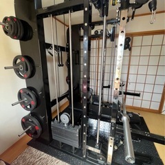 交換okAnyAgeFitness  3in1 マルチスミスマシン　カウンターウエイトの画像