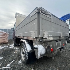 オールステンレス軽ダンプ荷台　※車体はジャンク・荷台のみ活用向けの画像
