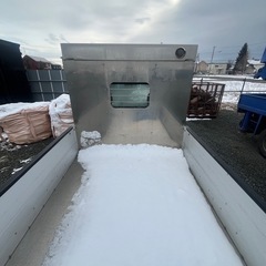 オールステンレス軽ダンプ荷台　※車体はジャンク・荷台のみ活用向けの画像