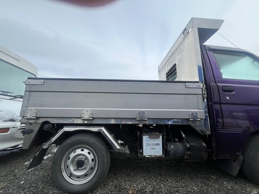 ◯売約済◯オールステンレス軽ダンプ荷台　※車体はジャンク・荷台のみ活用向け