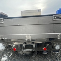 オールステンレス軽ダンプ荷台　※車体はジャンク・荷台のみ活用向けの画像