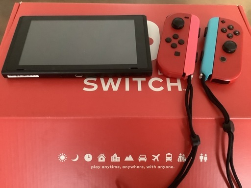 売却完了:中古　赤箱　Nintendo Switch  任天堂　スイッチ