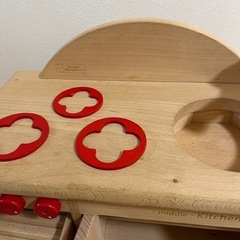 木製ミニキッチンの画像