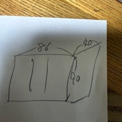 食器棚　コップなど入れてました。
の画像