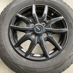 スタッドレスタイヤ　ダンロップ　145/80/13の画像