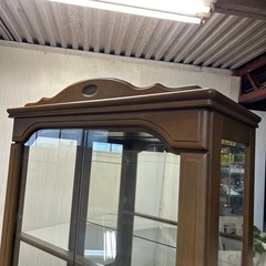 　【リユース☆エコちょっぷ】キュリオケース　ガラスケース　の画像