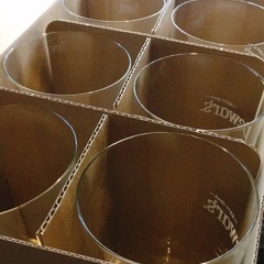 新品未使用 非売品 スコッチウイスキー デュワーズ薄造りタンブラー 6脚の画像