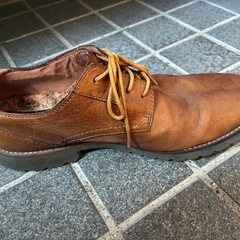 Rockport ブラウン レザー カジュアルシューズの画像