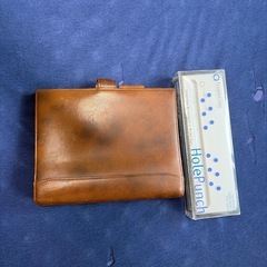 フランクリンコビー　システム手帳　ディアカーフ製　& 専用ホールパンチ　　せっとセットの画像