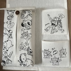 トイストーリー・ティッシュカバー・小物入れの画像