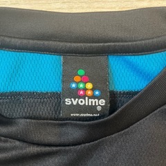 svolme サッカーシャツ ブラック/ブルーの画像