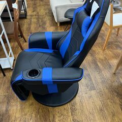 ★リユースのサカイ水戸店★ 不二貿易 ゲーミングチェア 黒 H×D×W クリーニング済み MT6150の画像