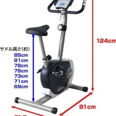 ALINCO　アルインコ　フィットネスバイク エアロバイク　AF6200　サドルカバー、マット付の画像