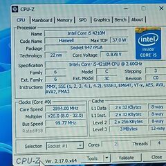②最新バージョン25H2 Windows 11 Pro LENOVO L540 Core i5- 4210M メモリ8GB 新品SSD 256GB の画像