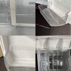 A1723🌟配送♻️設置🉑‼️ シャープ　6ドア501L ラガス冷蔵庫SJ-GT50A-R🌟動作確認済⭕️保証付き✅ の画像