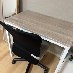 デスク　チェア　セットの画像