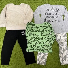 子供服100・110㎝（長袖・長ズボン） 5点セットの画像