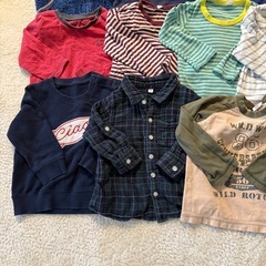 男の子冬服まとめ売りの画像