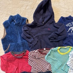 男の子冬服まとめ売りの画像