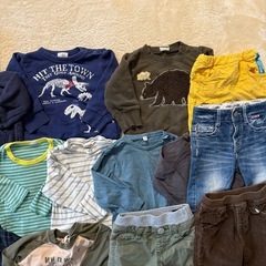 男の子冬服まとめ売りの画像