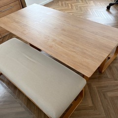 無印ダイニングセットの画像