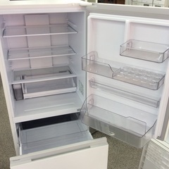 【奥行き薄型冷蔵庫】3ドア冷凍冷蔵庫 Panasonic ﾊﾟﾅｿﾆｯｸ NR-C33ES1-W 326L 2024年製:マットホワイトの画像