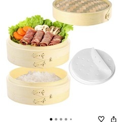 竹製2段セイロの画像