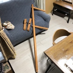 提灯スタンド　木製の画像