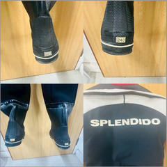 【❗️✨現状品✨❗️】SPLENDIDO スプレンディド レディース ドライスーツ EUサイズ 赤×黒 PADIバッグ付　✨の画像