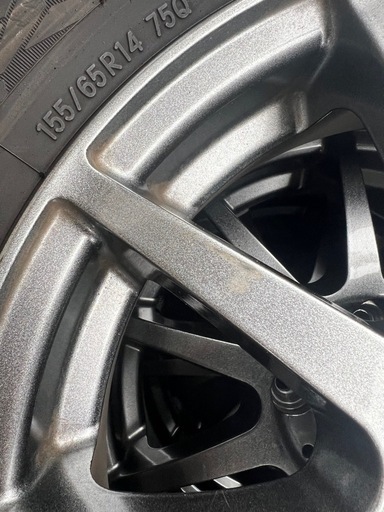 スタッドレスタイヤ　（TOYO GIZ2）155/65r14