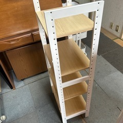 オープンラック　シェルフ　ホワイトの画像