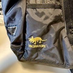 Kids Forest トリケラトプス リュック ブラックの画像