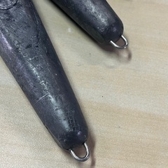 未使用品 船釣り用 シンカー オモリ 鉛 300号 5点 まとめて 釣船 片カン 胴付 ③の画像