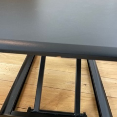 昇降式　可動式　折りたたみ　テーブル　デスク　机　ブラックの画像