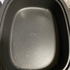 MUJI無印良品 深型ホットプレート MJ-HPFK1の画像