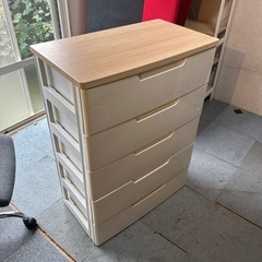 ウッドトップチェスト　五段の画像