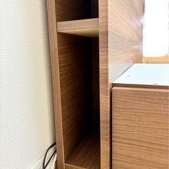 【2023年購入】ニトリ　ダブルベッドフレーム　ミドルブラウンの画像