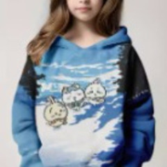 ちいかわパーカー白系の画像