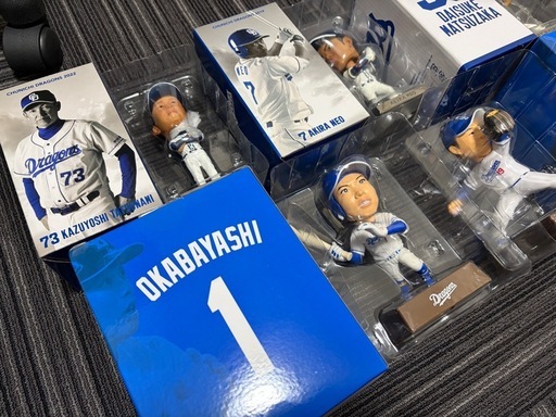 中日ドラゴンズ ボブルヘッド人形 まとめうり売り