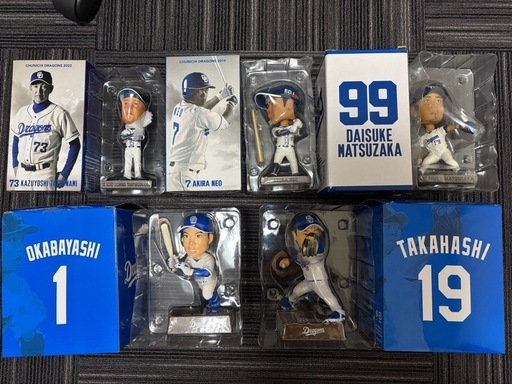 中日ドラゴンズ ボブルヘッド人形 まとめうり売り