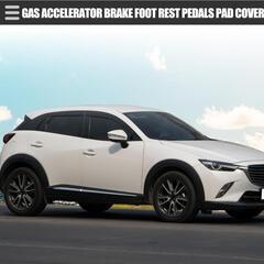 ❤️Mazda❤️ペダルパッドカバー cx-3 cx-5 ブレーキ アクセルの画像